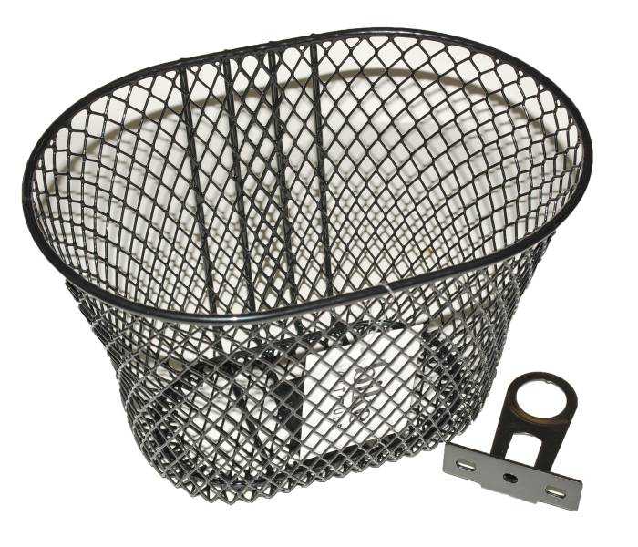 Kurv For 12in-16in-18in sort fastmonteret 25x18x18 cm