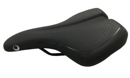 Sadel Bike Attitude Dame Sort Vacuum D2 Base Bredde 199mm