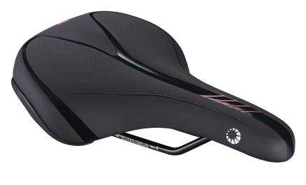 Sadel Bike Attitude Dame D2 SortPink VL6310 PU