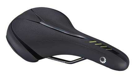 Sadel Bike Attitude Herre D2 SortGrøn VL6309 PU