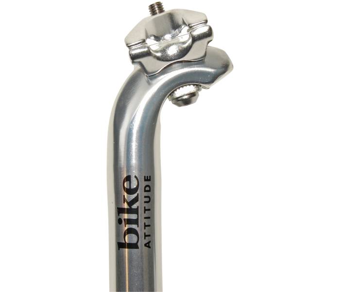 Sadelpind Bike Attitude 26,4 x 350 mm Sølv Hi Polish (Gubi)
