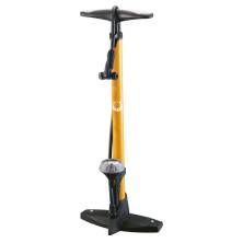 Fodpumpe Bike Attitude Stål Gul mmanometer alle ventiler DVN hoved GF-55P-DVN 