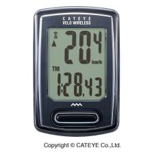 Cykelcomputer cateye velo 8 wireless sort